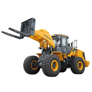 Second hand multi-function machinery small backhoe wheel loader for load wood