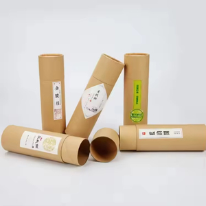 Emballage personnalisé pour soins de la peau, boîte <span class=keywords><strong>cylindrique</strong></span> en papier, tube pour pilules, complément alimentaire, boîte à thé - Product Image 2
