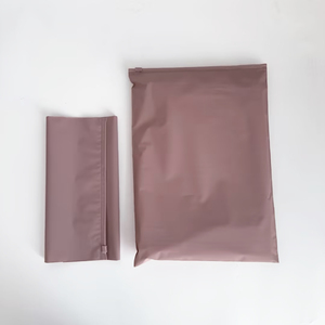 Luxury Taupe Zipper Bags - Custom Light Coffee Color Bags with Zipper for <b>Garments</b> for Sportswear Jeans Shirts Hoodies - Product Image 3