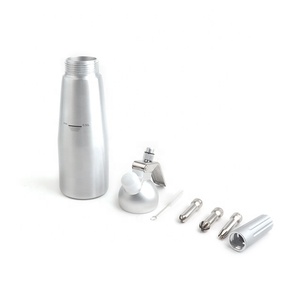 Distributeur de crème fouettée 500 ml, cartouche de crème fouettée avec 3 buses décoratives et brosse de nettoyage, distributeur de crème fouettée anti-fuite - Product Image 3