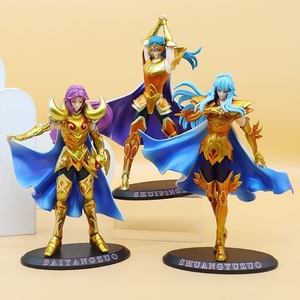 Figurines en gros, modèles de jouets, Chevaliers <span class=keywords><strong>du</strong></span> <span class=keywords><strong>Zodiaque</strong></span>, Saint Seiya en or, figurines d'action pour collection, cadeau, poupées en gros, jouets Mys - Product Image 2