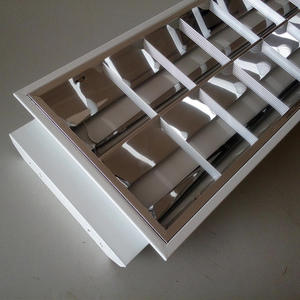 <strong>4x18w</strong> T5 T8 Led <strong>Grille</strong> <strong>Light</strong> Louver 1200x600mm Office Panel Lighting Surface Mount Led Ceiling <strong>Light</strong> - Product Image 2