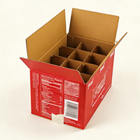 Boîte d'expédition en carton ondulé réutilisable avec lamination mate, emballage personnalisé écologique pour fournitures de bureau et de maison