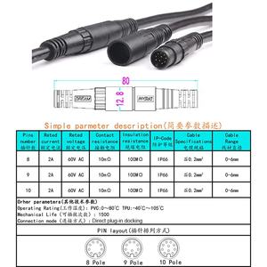 <span class=keywords><strong>สาย</strong></span>อะแดปเตอร์มอเตอร์จักรยานไฟฟ้าคุณภาพสูง 1T4 1200 <span class=keywords><strong>สาย</strong></span><span class=keywords><strong>ต่อ</strong></span>ขยายจักรยานไฟฟ้า M8 ตัวผู้ ตัวเมีย ขั้ว<span class=keywords><strong>ต่อ</strong></span>ขนาดเล็ก 7 <span class=keywords><strong>8</strong></span> พิน - Product Image 4