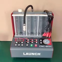Equipo de Limpieza de Inyectores Automotrices Nuevo, Máquina de Limpieza de Inyectores de Combustible Ultrasónica CNC 603C, Probador de Limpiadores de Inyectores de Gasolina