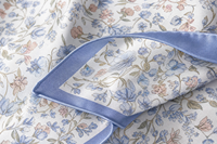 Foulard carré de luxe pour femme en soie de mûrier 100% naturelle, imprimé numérique, bords roulés à la main, OEM ODM, grande taille