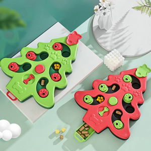 Juguete de rompecabezas de Alimentación inteligente para perros, entrenamiento de comida lenta, enriquecimiento espiritual, plástico duradero, embalaje de cartón sostenible - Product Image 5