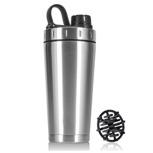 750ml double couches de mélange de protéines en acier inoxydable Bouteille mélangeur boule grille double isolation Bouteilles d'eau avec logo personnalisé - Product Image 6