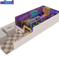 Fabricant d'arenas de trampolines intérieurs OEM ODM de 300 à 500 m² pour centre de divertissement familial avec design de thème et de couleur personnalisés
