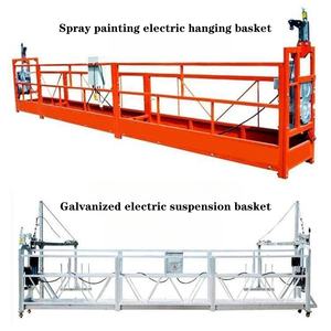 Keranjang listrik <span class=keywords><strong>platform</strong></span> konstruksi gantung Modern penjaga kerekan vertikal baja ZLP630 - Product Image 2