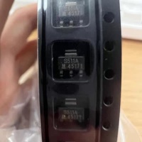 Sensor Efek Hall/Magnetik HK STORY Board Mount SS511AT 12V 10mA Sensor Efek Hall Bipolar SMD/SMT untuk Penginderaan Kecepatan & RPM