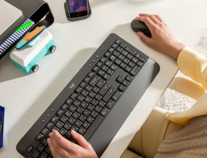 Mk650 Original 100% Wireless Office <b>Keyboard</b> Computer Dual-mode with Palm Mk650 Wireless Office <b>Keyboard</b> - Product Image 6