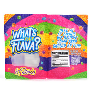 Tùy Chỉnh In Mylar Mùi Bằng Chứng Đứng Lên Túi Kẹo Bao Bì Thực Phẩm 3.5G Mylar <span class=keywords><strong>Ziplock</strong></span> Túi Với Cửa Sổ - Product Image 5