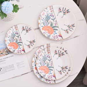 4 Pieces Mexican Wholesale Ceramic Plates Modern Restaurant <b>Dinnerware</b> Pottery Dinner Set - Product Image 6