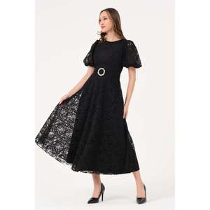 Haut décontracté polyvalent noir pour femme DANS, modèle 1592, coupe confortable, tailles 36-42 pour un usage quotidien - Product Image 2