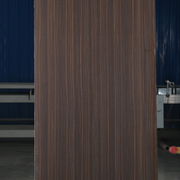 Lembaran Dekoratif HPL (High Pressure Laminate) Tahan Air 0.1-1mm Berbagai Pola untuk Pelapis Dinding Kabinet
