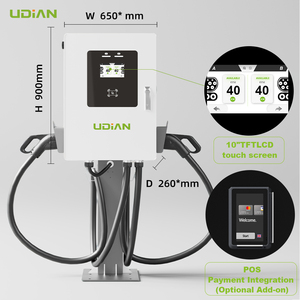 <span class=keywords><strong>Cargador</strong></span> Rápido Inteligente para Vehículos Eléctricos de 40kW, OCPP, Monitoreo Remoto, CCS2, Estación de Carga CC, <span class=keywords><strong>Cargador</strong></span> Comercial para Vehículos Eléctricos, Nuevo - Product Image 4