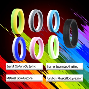 FAAK - Juego de 2 Anillos para Pene, Juguete Sexual para Hombres, Retrasa la Eyaculación, Anillo de Silicona para Agrandar y Mejorar el Pene, Suministros para Adultos, Elimina el Prepucio - Product Image 3