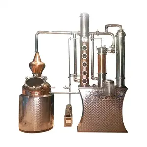 350L cobre vodka alcohol destilación equipo para la venta cobre whisky destilación equipo