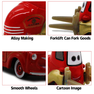 Diecast Toy Car Red Metal <b>Mini</b> Vehicle 1:55 <b>Scale</b> Friction Powered Unisex for Kids 5 to 7 Years - Product Image 4