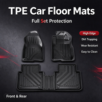 Tapis de sol de voiture personnalisés en TPE, ensemble de tapis de sol de voiture entièrement enveloppants en matériau TPE, adaptés à Honda CR-V 2012-2016
