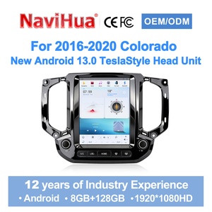 Navihua New Arrival 10.4 Inch Touch Screen Android Car Radio GPS DSP Wifi Carplay <b>Auto</b> Stereo for Chevrolet Colorado 2016-2020 - Product Image 1
