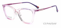 Montures optiques TR super légères transparentes pour la vente en gros, lunettes légères unisexe avec branches en titane