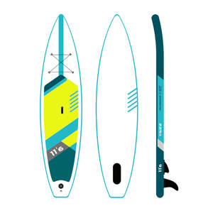 Doogeetone — planche de course gonflable, postiche pour Stand-Up, <span class=keywords><strong>Double</strong></span> <span class=keywords><strong>couche</strong></span>, adaptée pour la qualité professionnelle, personnalisation de 14 pieds - Product Image 3