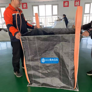 Hesheng Jumbo sac <span class=keywords><strong>1</strong></span> <span class=keywords><strong>tonne</strong></span> PP sac <span class=keywords><strong>en</strong></span> vrac Anti-UV Jumbo sac pour <span class=keywords><strong>bitume</strong></span> d'emballage - Product Image 6
