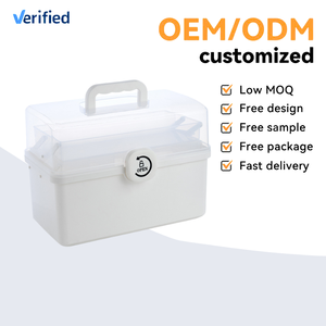 Caja de Medicamentos Familiar a Prueba de Polvo con Cierre de Seguridad, Almacenamiento Clasificado para Suministros Médicos en el Hogar - Product Image 5