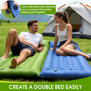 <span class=keywords><strong>Matelas</strong></span> <span class=keywords><strong>de</strong></span> <span class=keywords><strong>couchage</strong></span> gonflable Source Factory avec pompe à pied intégrée, coussin anti-humidité en TPU avec oreiller <span class=keywords><strong>intégré</strong></span> pour camping en plein air et tente - Product Image 4