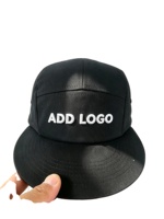 Casquettes Homme Personnalisées en Gros, 5 Panneaux, 100% Coton, Sangle Arrière Réglable 3D, Respirantes, Légères, pour Sports de Plein Air, Fabrication OEM
