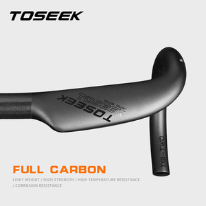 <span class=keywords><strong>TOSEEK</strong></span>-manillares de carbono para bicicleta de ZXB-TWO, pieza de <span class=keywords><strong>manillar</strong></span> de bicicleta de carretera de 31,8x400/420/440mm UD mate - Product Image 5