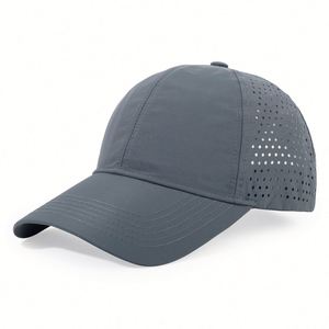 Wholesale Manufacturer Unisex Quick Drying Laser Cutting Hole Drilled Baseball <b>Waterproof</b> <b>Hat</b> for Men - Product Image 6