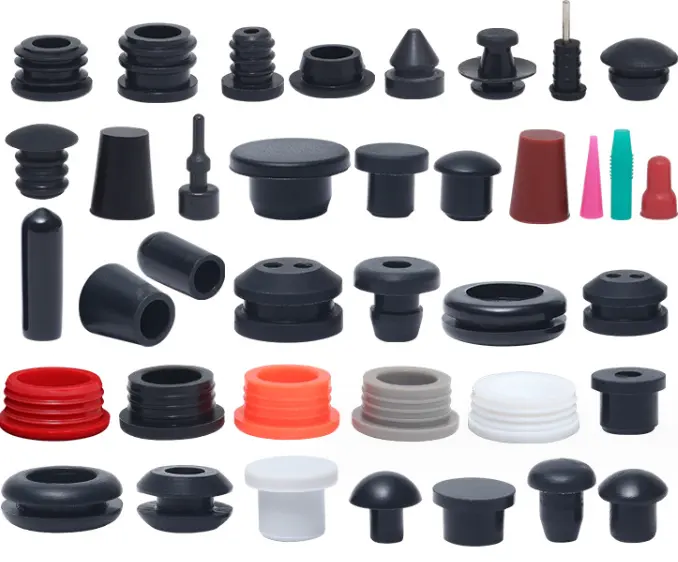 High Temperature Custom Assortment Kit Tapered Silicone Rubber End Cap and Stopper Plug