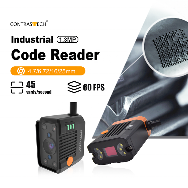 Compact IP65 1280x1024 Auto-focus 6.72mm DPM/DIM Barcode Scanner Cognex Fixed Pharmacode Reader