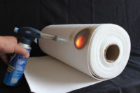 Couverture ignifuge en fibre de céramique XTT-3 Couverture en fibre de céramique de silicate d'acier Trait résistant au feu