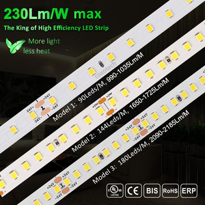 Hiệu quả cao lumen chất lượng <span class=keywords><strong>LED</strong></span> Strip ánh sáng 224led 240led siêu sáng 24V 12V tự nhiên ấm trắng SMD 120 240 2835 <span class=keywords><strong>LED</strong></span> Strip - Product Image 2