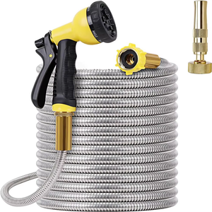 <span class=keywords><strong>Manguera</strong></span> de Jardín de Acero Inoxidable Antitorsión, Certificada Profesionalmente, Anticongelante, Comercial - Product Image 1