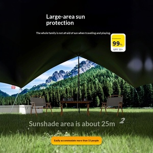 Tenda a Baldacchino in Vinile per Esterni, Attrezzatura da Picnic e <span class=keywords><strong>Campeggio</strong></span>, Impermeabile, Protezione Solare, Tenda Pieghevole a Farfalla in Tessuto Oxford 210D - Product Image 2