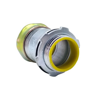 Emt הולם רשום emt מחבר 3/4 "צינור מתכתי חשמלי (emt) מחבר דחיסת גשם חזק עם גרון מבודד - Product Image 2