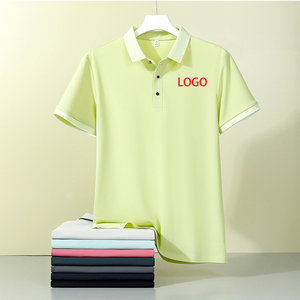 Súper septiembre venta al por mayor ropa de hombre poliéster Spandex absorbe la humedad personalizado impreso liso hombres polos de alta calidad - Product Image 1