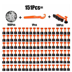 Sistema de nivelación de azulejos de 50/151 Uds. Para colocación de azulejos, cuñas de nivel, espaciadores de alineación para nivelador, localizador, Espaciadores, alicates, suelo, pared - Product Image 6