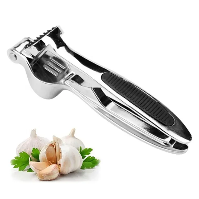 home and kitchen gadgets zinc alloy garlic press crusher manual ginger garlic tools easy to clean and use