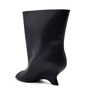 סגנון מותאם אישית הקיץ סנדלים הבוהן סנדלים נעליים גבוהות העליון טריז מגפי קרסול נשים סקסית על מגפיים קצרים - Product Image 3