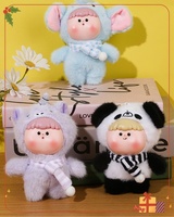 Prix de gros d'usine, boîte à surprises en peluche de zoo, sac pendentif, poupée en vinyle rembourrée de coton PP pour enfants
