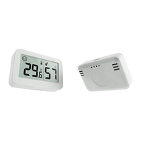 Mini thermomètre numérique pour le bain de bébé et la cuisine, hygromètre pour la cuisine, le salon, le bureau - Matériau ABS écologique