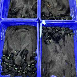 Bán buôn nguyên liệu tóc Ấn Độ bó Nhà cung cấp, trinh nữ lớp biểu bì phù hợp tóc bó dệt, đôi rút ra giá rẻ phần mở rộng tóc con người - Product Image 4