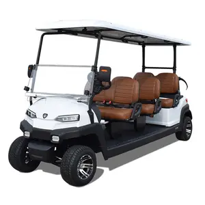 ZYCAR Electric Golf Car Multifunctional 6 Person Electric Sightseeing Golf Cart For Resort Use