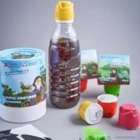 Chroma Solid Drink Poeder Deksel Aparte Waterfles Theepoeder Afdekking Fruit en Groente Instant Poeder Deksel voor Deksel